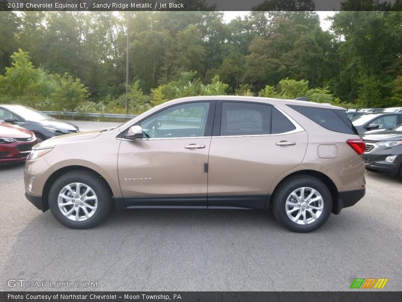 Sandy Ridge Metallic / Jet Black 2018 Chevrolet Equinox LT