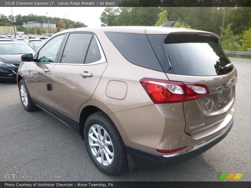 Sandy Ridge Metallic / Jet Black 2018 Chevrolet Equinox LT