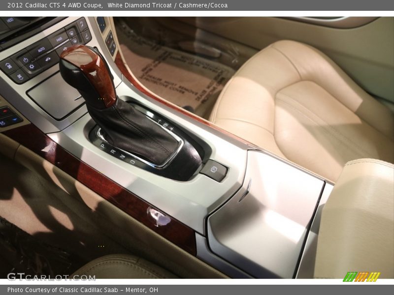 White Diamond Tricoat / Cashmere/Cocoa 2012 Cadillac CTS 4 AWD Coupe