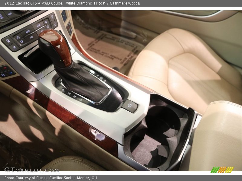 White Diamond Tricoat / Cashmere/Cocoa 2012 Cadillac CTS 4 AWD Coupe
