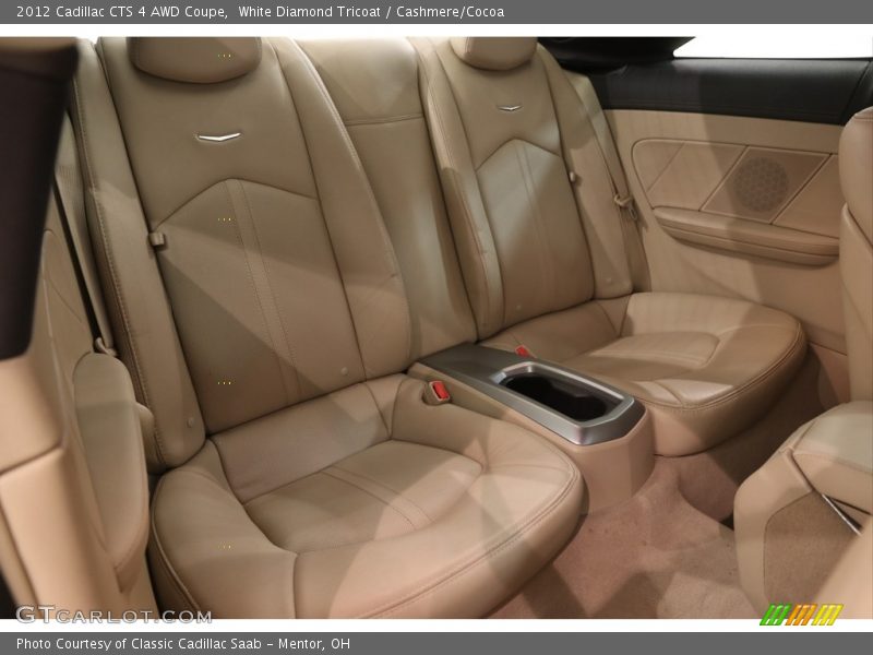 White Diamond Tricoat / Cashmere/Cocoa 2012 Cadillac CTS 4 AWD Coupe