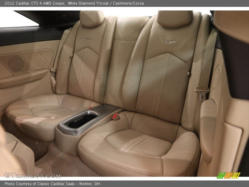 White Diamond Tricoat / Cashmere/Cocoa 2012 Cadillac CTS 4 AWD Coupe