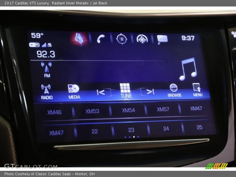 Radiant Silver Metallic / Jet Black 2017 Cadillac XTS Luxury