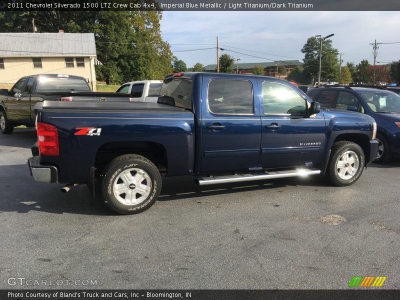 Imperial Blue Metallic / Light Titanium/Dark Titanium 2011 Chevrolet Silverado 1500 LTZ Crew Cab 4x4