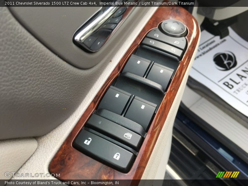 Imperial Blue Metallic / Light Titanium/Dark Titanium 2011 Chevrolet Silverado 1500 LTZ Crew Cab 4x4
