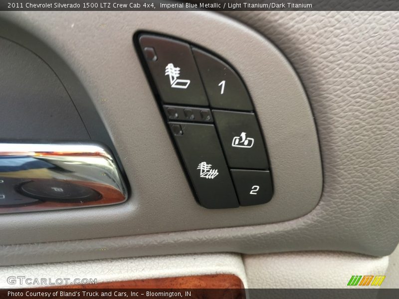Imperial Blue Metallic / Light Titanium/Dark Titanium 2011 Chevrolet Silverado 1500 LTZ Crew Cab 4x4