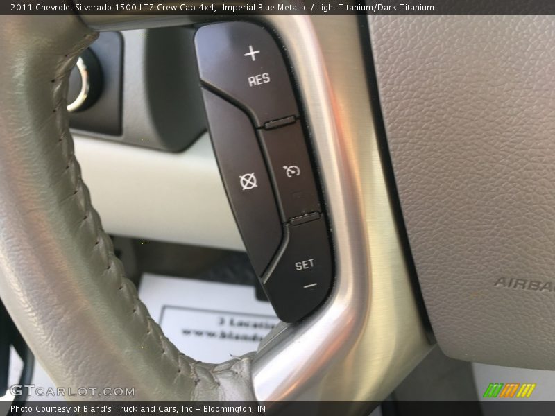 Imperial Blue Metallic / Light Titanium/Dark Titanium 2011 Chevrolet Silverado 1500 LTZ Crew Cab 4x4