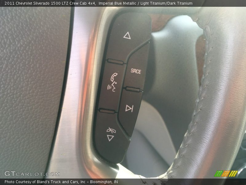 Imperial Blue Metallic / Light Titanium/Dark Titanium 2011 Chevrolet Silverado 1500 LTZ Crew Cab 4x4