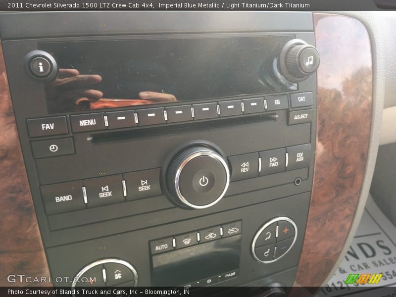 Imperial Blue Metallic / Light Titanium/Dark Titanium 2011 Chevrolet Silverado 1500 LTZ Crew Cab 4x4