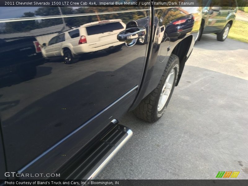 Imperial Blue Metallic / Light Titanium/Dark Titanium 2011 Chevrolet Silverado 1500 LTZ Crew Cab 4x4