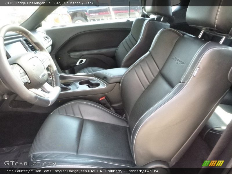 Go Mango / Black 2016 Dodge Challenger SRT 392
