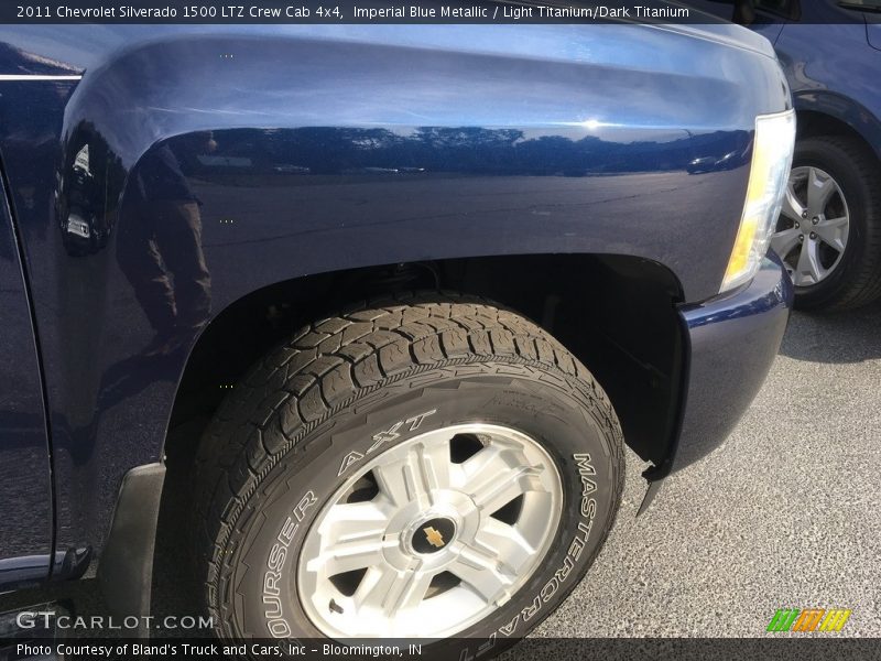 Imperial Blue Metallic / Light Titanium/Dark Titanium 2011 Chevrolet Silverado 1500 LTZ Crew Cab 4x4