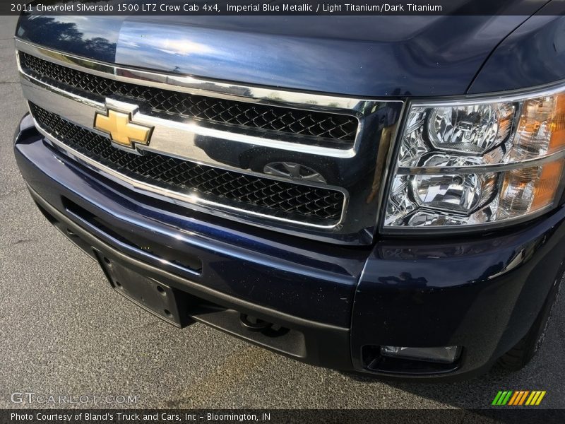 Imperial Blue Metallic / Light Titanium/Dark Titanium 2011 Chevrolet Silverado 1500 LTZ Crew Cab 4x4