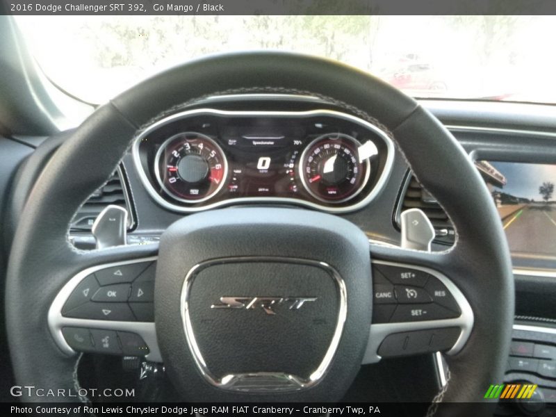 Go Mango / Black 2016 Dodge Challenger SRT 392