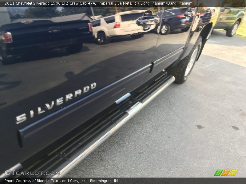 Imperial Blue Metallic / Light Titanium/Dark Titanium 2011 Chevrolet Silverado 1500 LTZ Crew Cab 4x4