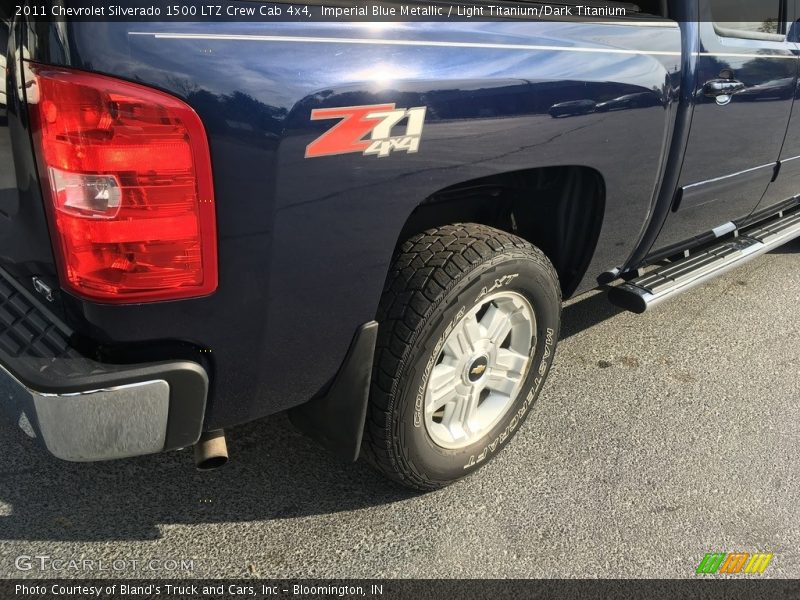 Imperial Blue Metallic / Light Titanium/Dark Titanium 2011 Chevrolet Silverado 1500 LTZ Crew Cab 4x4