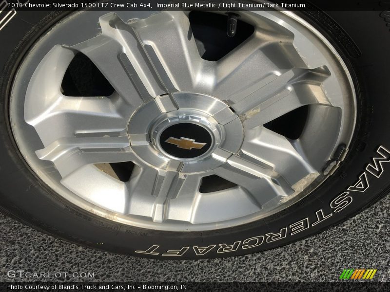 Imperial Blue Metallic / Light Titanium/Dark Titanium 2011 Chevrolet Silverado 1500 LTZ Crew Cab 4x4