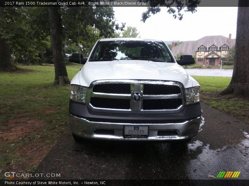 Bright White / Black/Diesel Gray 2017 Ram 1500 Tradesman Quad Cab 4x4