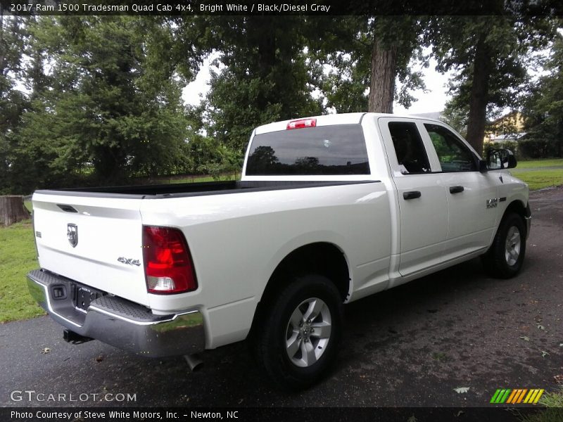 Bright White / Black/Diesel Gray 2017 Ram 1500 Tradesman Quad Cab 4x4