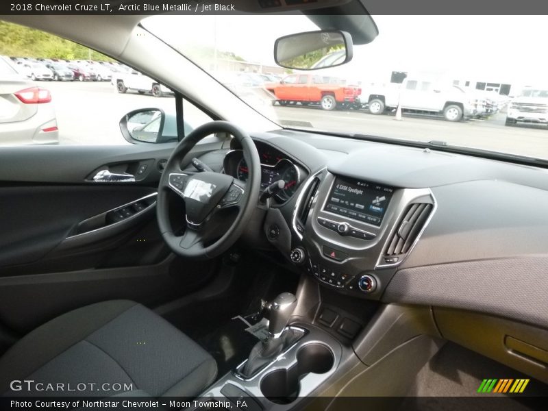 Arctic Blue Metallic / Jet Black 2018 Chevrolet Cruze LT