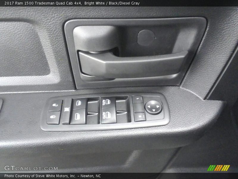 Bright White / Black/Diesel Gray 2017 Ram 1500 Tradesman Quad Cab 4x4