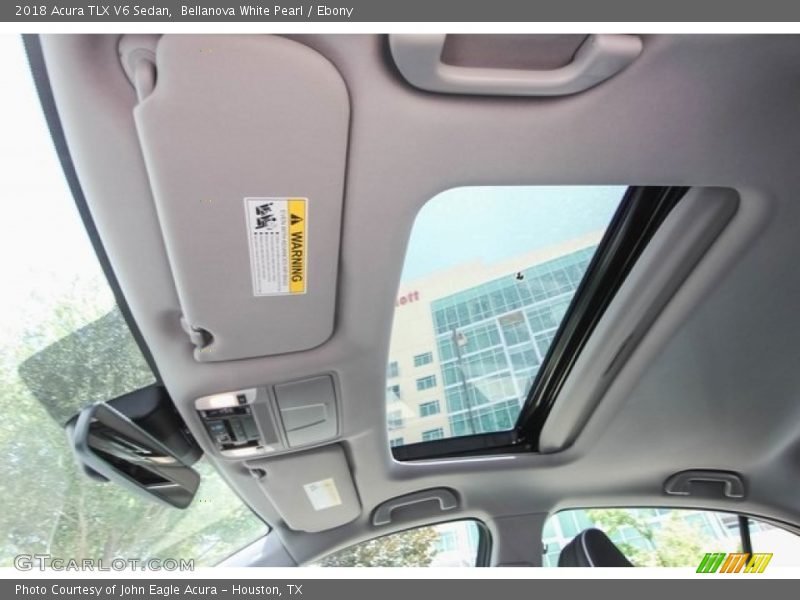Bellanova White Pearl / Ebony 2018 Acura TLX V6 Sedan
