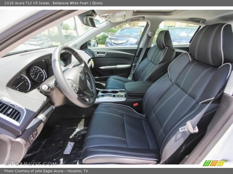 Bellanova White Pearl / Ebony 2018 Acura TLX V6 Sedan