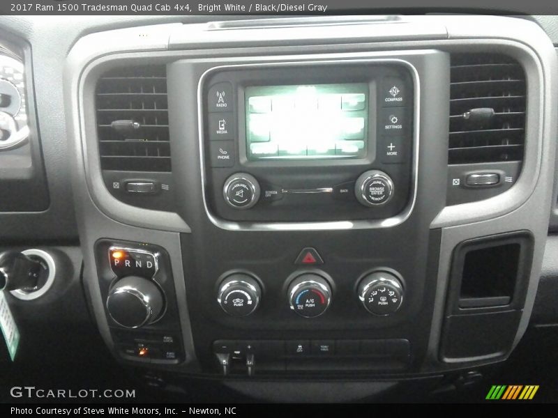 Bright White / Black/Diesel Gray 2017 Ram 1500 Tradesman Quad Cab 4x4