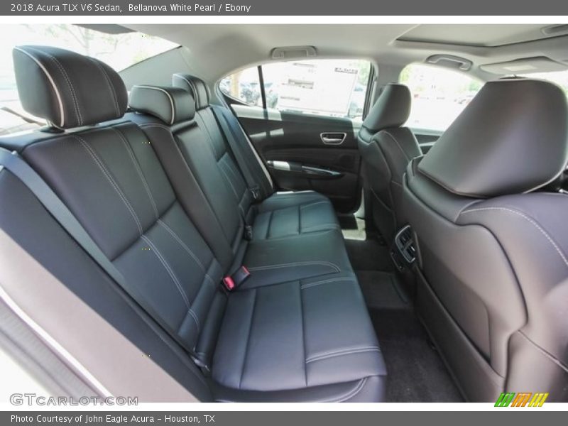 Bellanova White Pearl / Ebony 2018 Acura TLX V6 Sedan