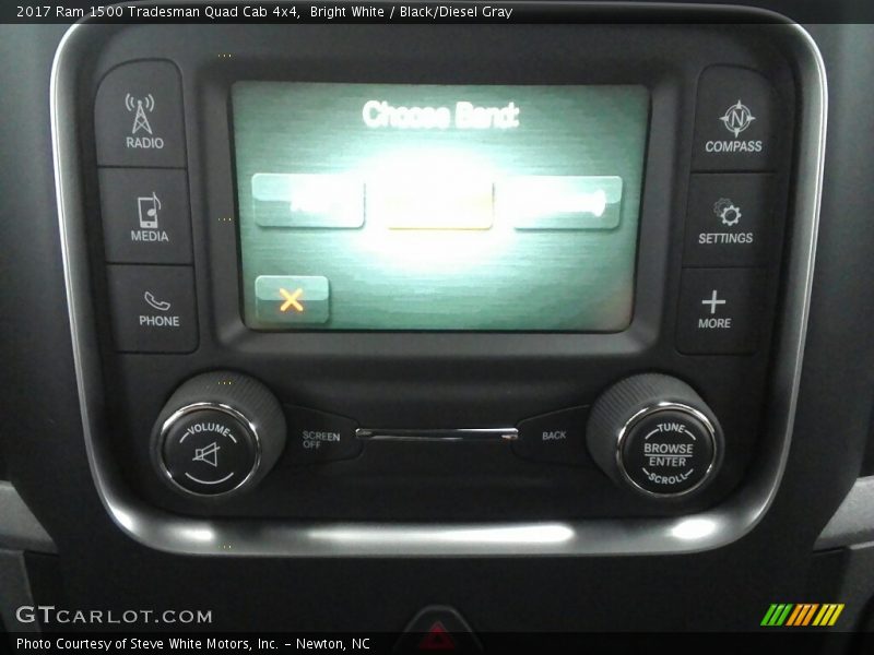 Bright White / Black/Diesel Gray 2017 Ram 1500 Tradesman Quad Cab 4x4