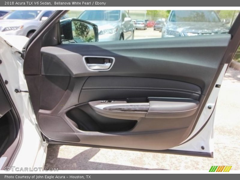 Bellanova White Pearl / Ebony 2018 Acura TLX V6 Sedan