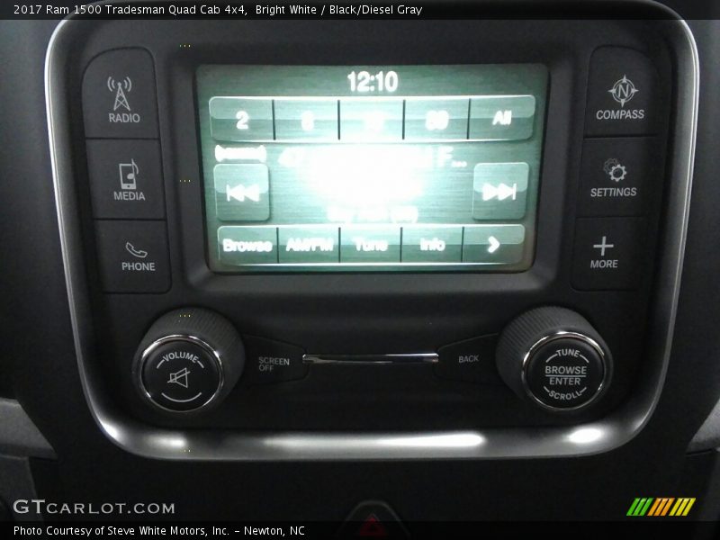 Bright White / Black/Diesel Gray 2017 Ram 1500 Tradesman Quad Cab 4x4