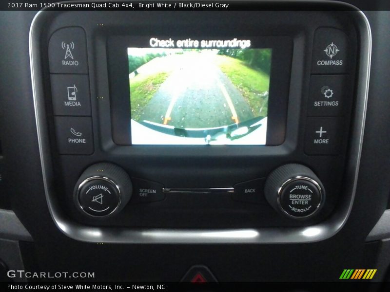 Bright White / Black/Diesel Gray 2017 Ram 1500 Tradesman Quad Cab 4x4