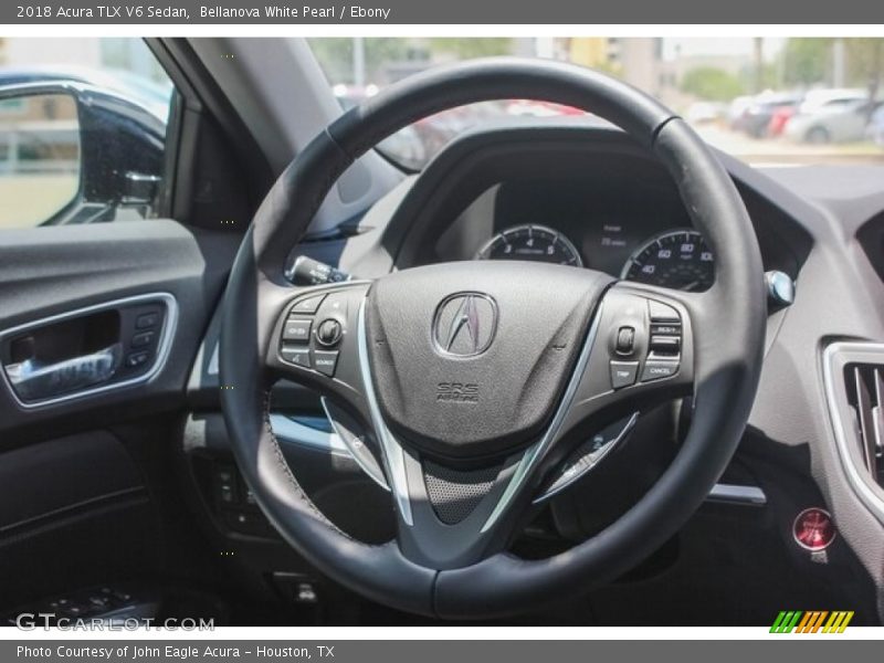 Bellanova White Pearl / Ebony 2018 Acura TLX V6 Sedan