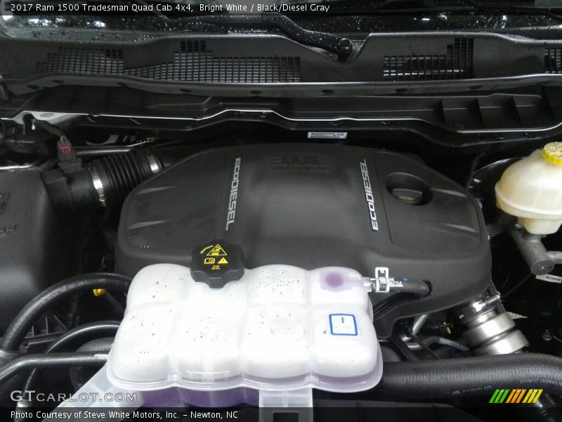 Bright White / Black/Diesel Gray 2017 Ram 1500 Tradesman Quad Cab 4x4