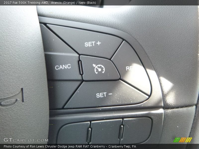 Arancio (Orange) / Nero (Black) 2017 Fiat 500X Trekking AWD