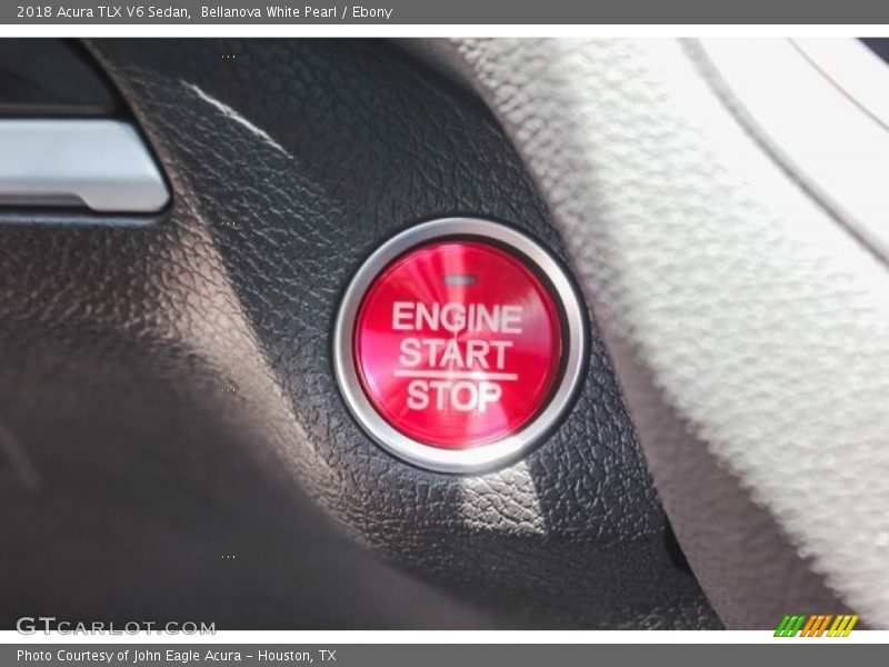 Bellanova White Pearl / Ebony 2018 Acura TLX V6 Sedan