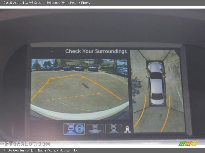 Bellanova White Pearl / Ebony 2018 Acura TLX V6 Sedan