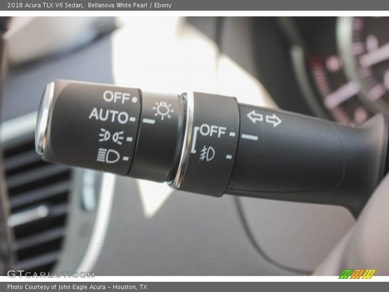 Bellanova White Pearl / Ebony 2018 Acura TLX V6 Sedan