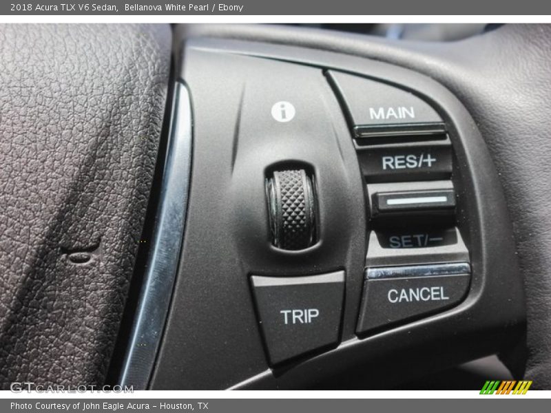 Bellanova White Pearl / Ebony 2018 Acura TLX V6 Sedan