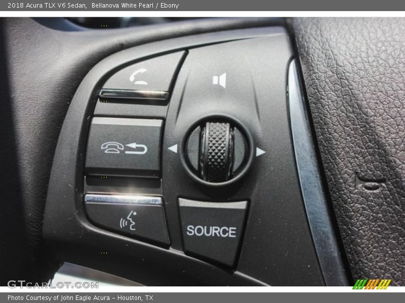 Bellanova White Pearl / Ebony 2018 Acura TLX V6 Sedan