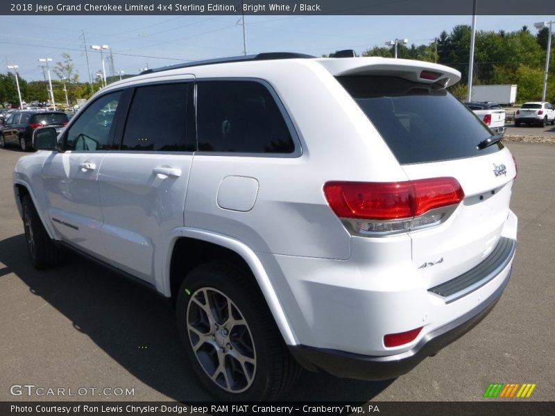 Bright White / Black 2018 Jeep Grand Cherokee Limited 4x4 Sterling Edition