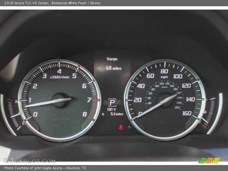 Bellanova White Pearl / Ebony 2018 Acura TLX V6 Sedan