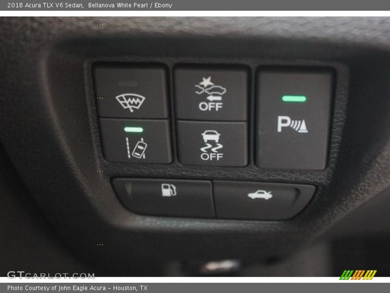 Bellanova White Pearl / Ebony 2018 Acura TLX V6 Sedan