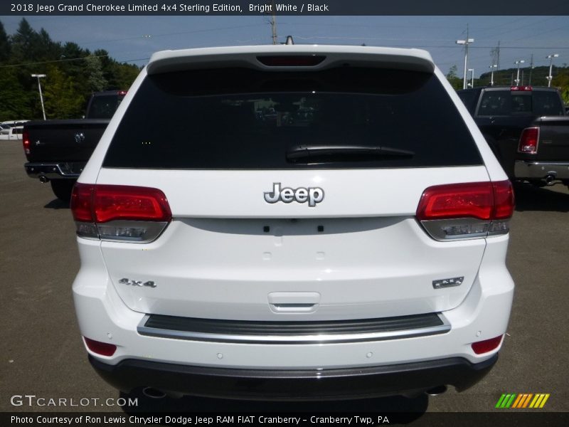 Bright White / Black 2018 Jeep Grand Cherokee Limited 4x4 Sterling Edition