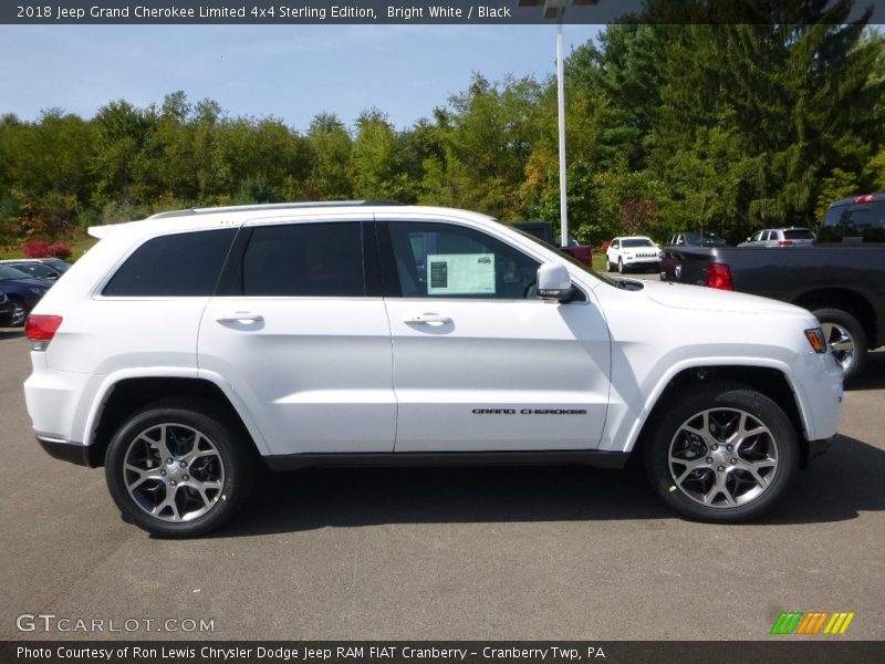 Bright White / Black 2018 Jeep Grand Cherokee Limited 4x4 Sterling Edition