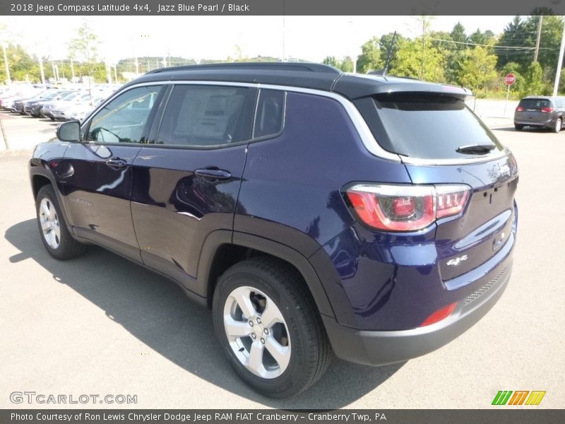 Jazz Blue Pearl / Black 2018 Jeep Compass Latitude 4x4