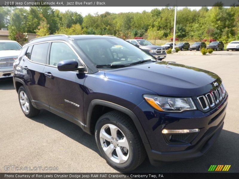 Jazz Blue Pearl / Black 2018 Jeep Compass Latitude 4x4