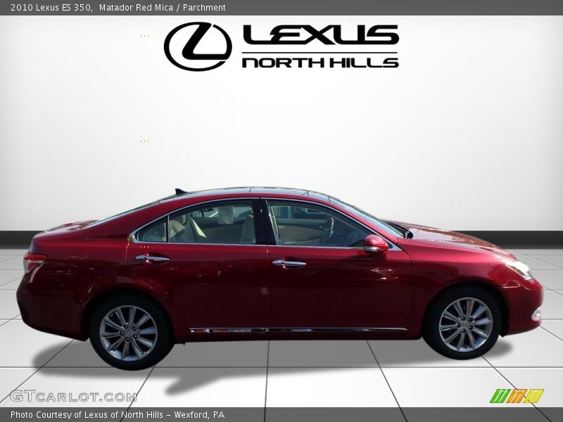 Matador Red Mica / Parchment 2010 Lexus ES 350