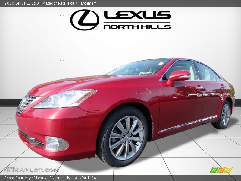 Matador Red Mica / Parchment 2010 Lexus ES 350